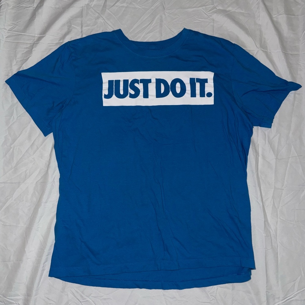 Nike Blue Short Sleeve Tee Just Do It